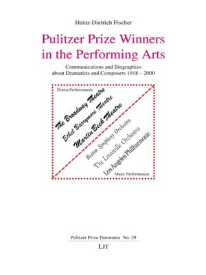cover image of Pulitzer Prize Winners in the Performing Arts
